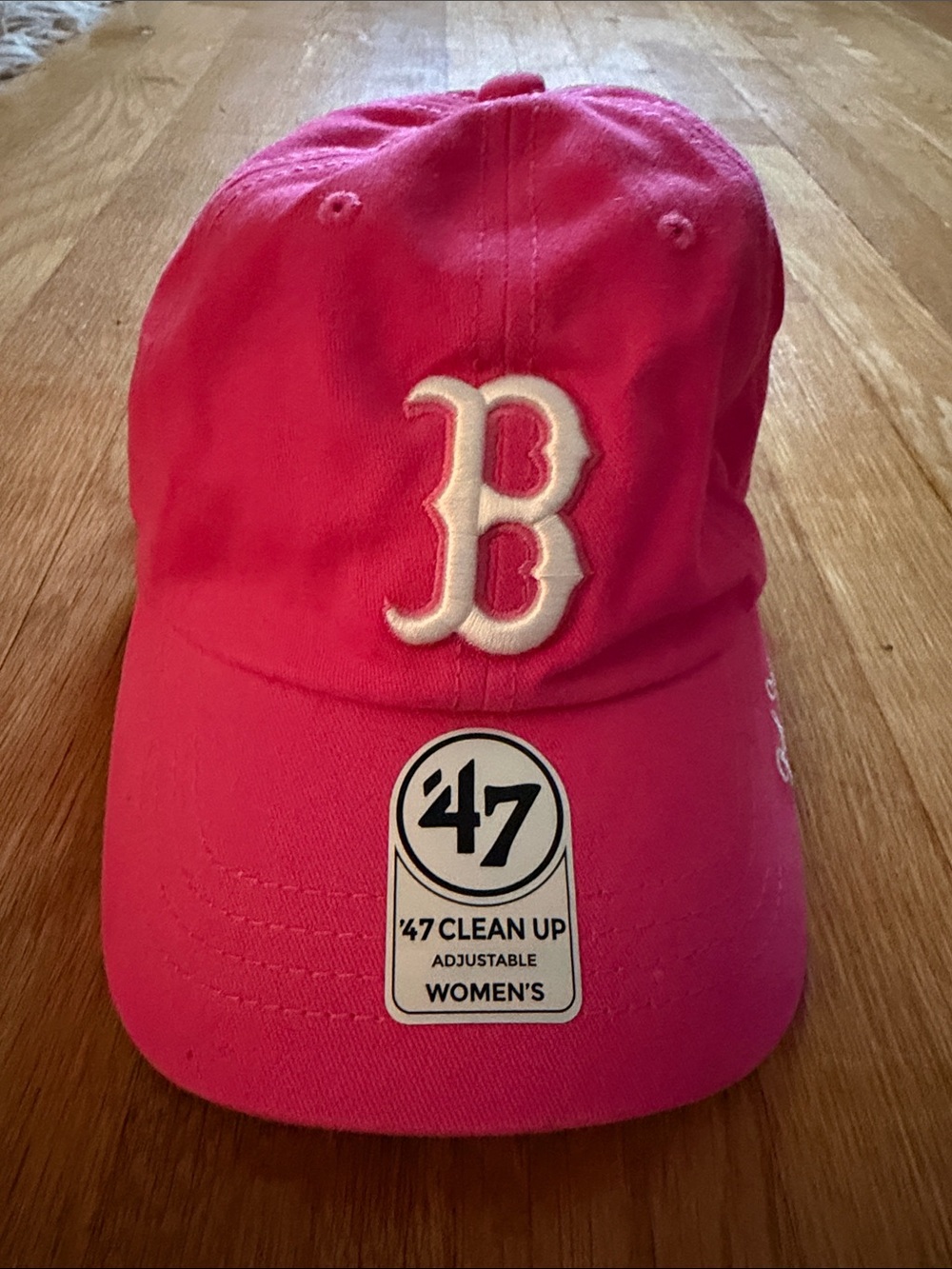 47 Women's Hot Pink Boston Red Sox Clean Up Hat